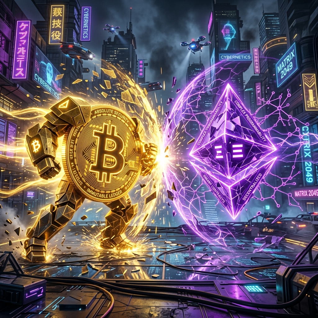Bitcoin vs Ethereum Architektur